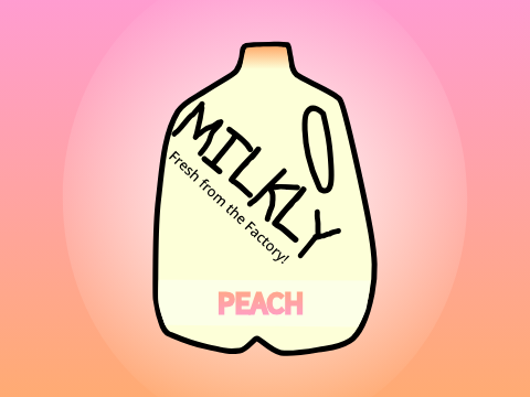 Milkly - Peach Flavor