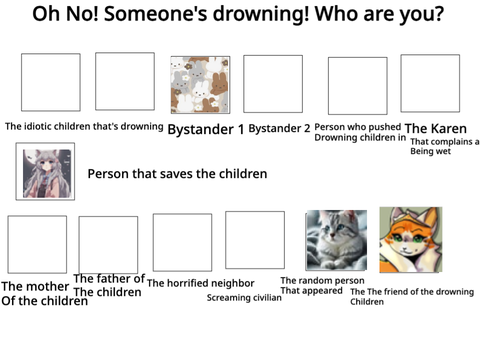Oh No! Someone's drowning! Who are you in this situation? remix remix-2 remix