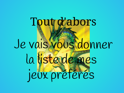 Ce que j'aime