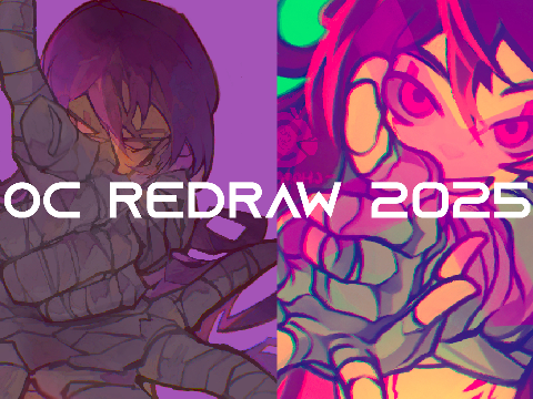 OC REDRAW for 2025 omg i can't tell if it's better or worse ToT HELP (updated ver)