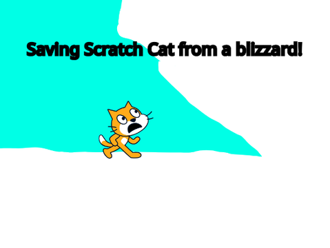 Saving Scratch Cat from a Blizzard!