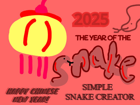 Snakey Year Snake Chinese New Year 2025 :) Snake Creator Simulator Clones