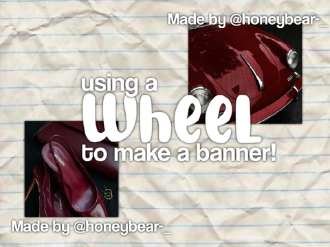 ✦ ᵘˢⁱⁿᵍ a ᯓ wheel ƭσ ɱαҡε α ⺌̠b̠a̠̠n̠̠n̠̠e̠̠r̠