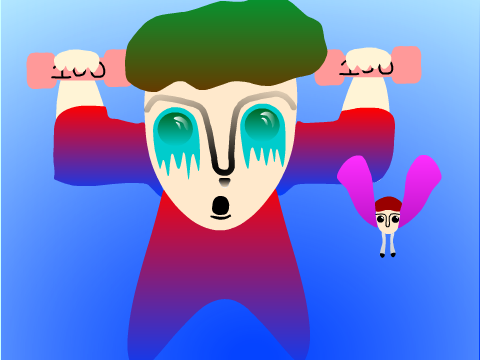 Broccoli Head & Fly Friend