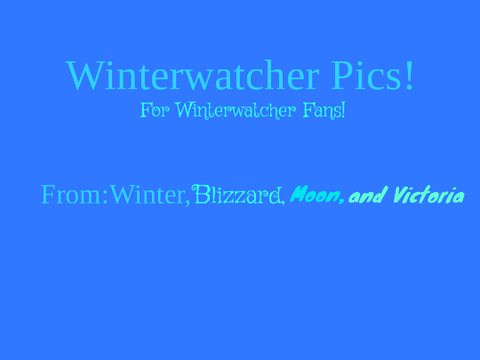 Winterwatcher Pictures