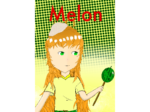 melon art for fruit collab