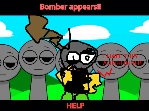 Bomber appears!!