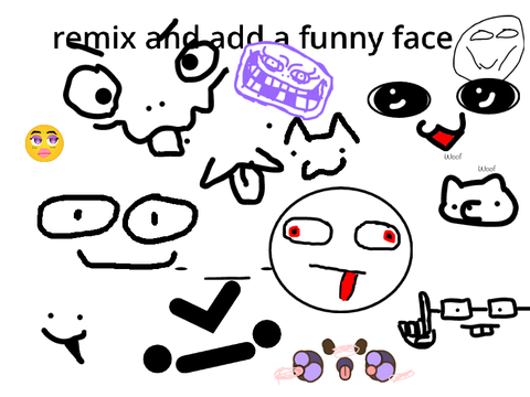 funny face chain  remix ×13