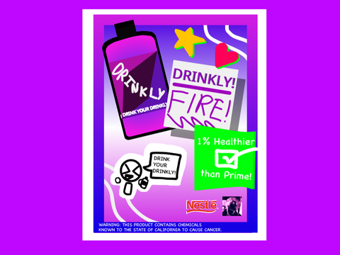DRINKLY ADVERTISEMENT POSTER