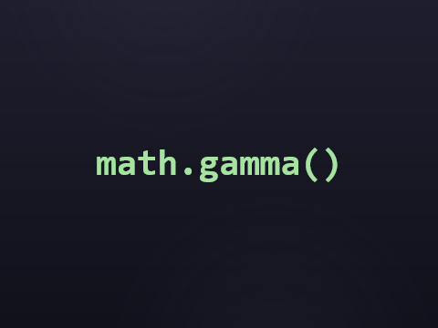 Gamma Function