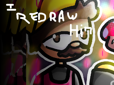 i redraw him and it's... uggly :(