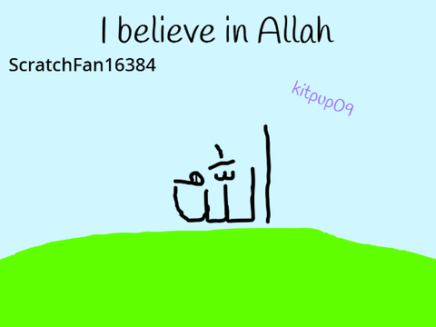 Sign your username if you believe in Allah remix