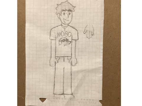 franny redrawn sketch