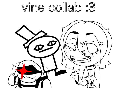  vine collab w/ @Ilikefrogzz & @Peathree :D