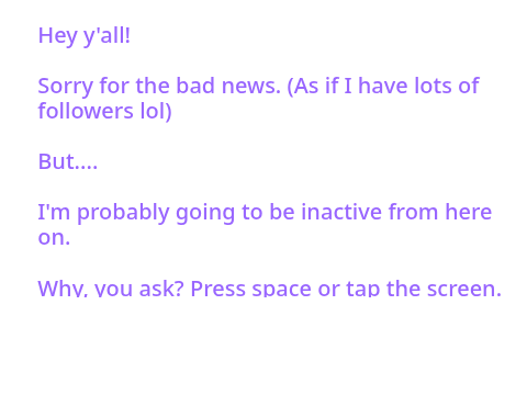 Inactivity Alert