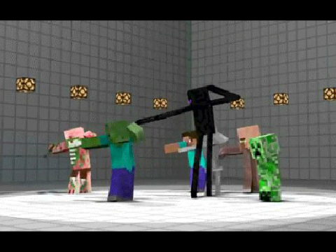 minecraft mob dance