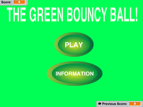 Green Bouncy Ball