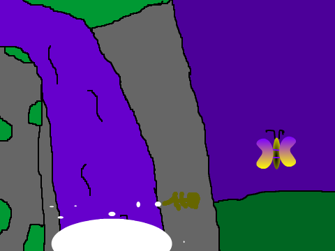Glitsening Waterfall