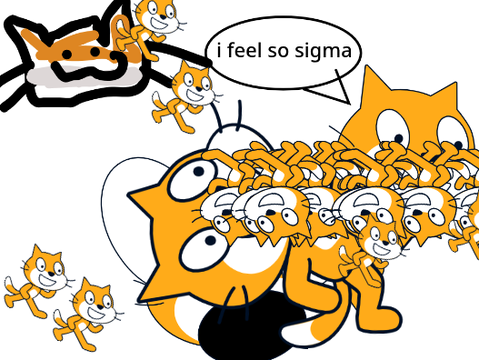 scratch cat army >:D