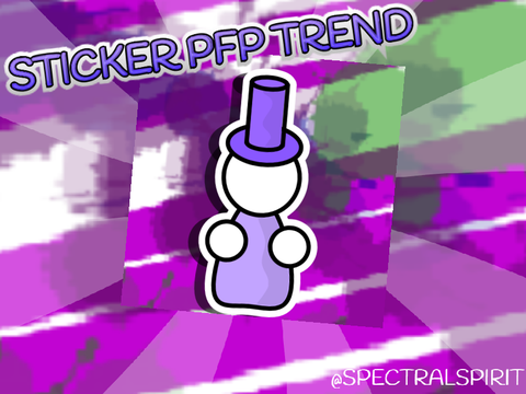 Sticker PFP Trend