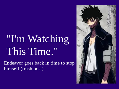 "I'm Watching This Time."