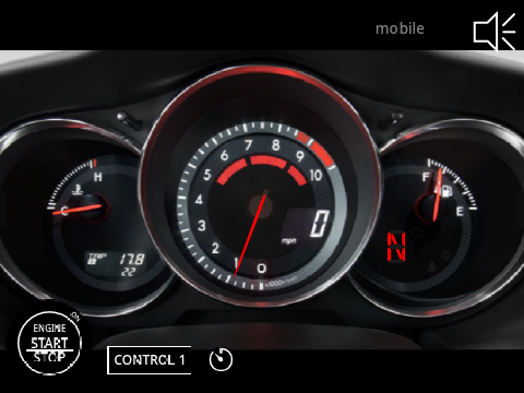 Mazda RX8 speedometer w/backfire