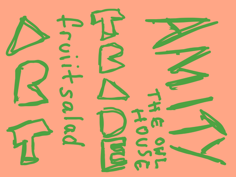 AT with fruiitsalad :D