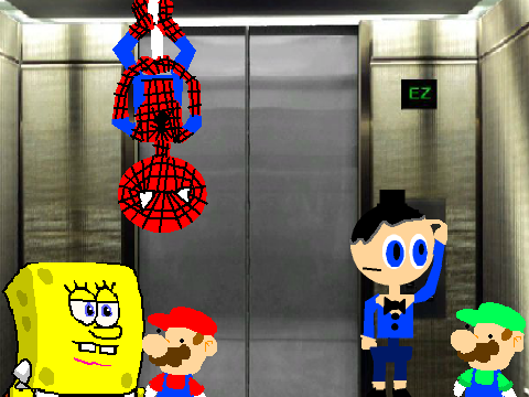 Waiting in a elevator