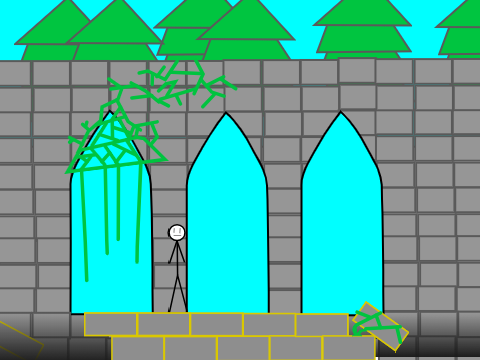 Super Stick Bros map idea: Temple Ruins