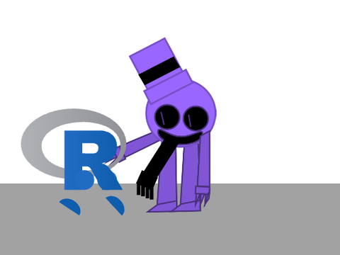 R vs robot ash