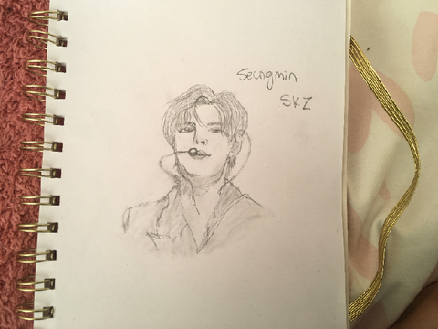 Seungmin drawing 