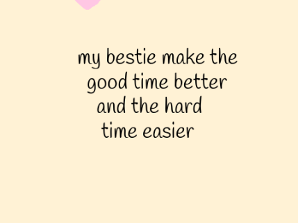 bestie <3