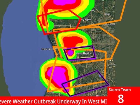 Eastern USA Chaos - An EAS Scenario