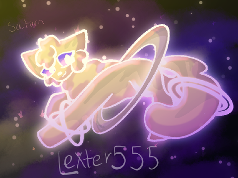 Space cat art contest submission!!!