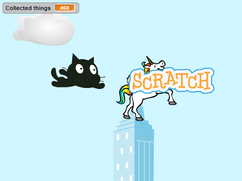 Scratch fly project!(Flying game!) remix