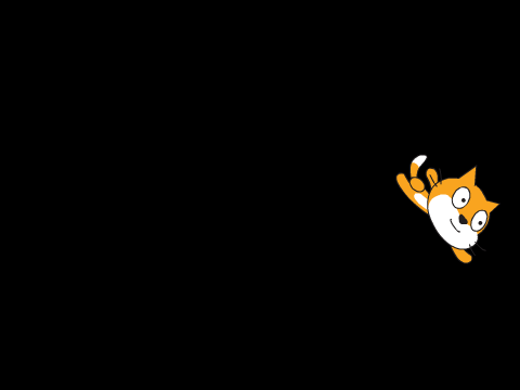 flying cat screen saver