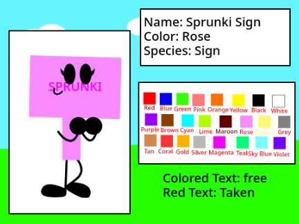 Sprunki Sign!!!
