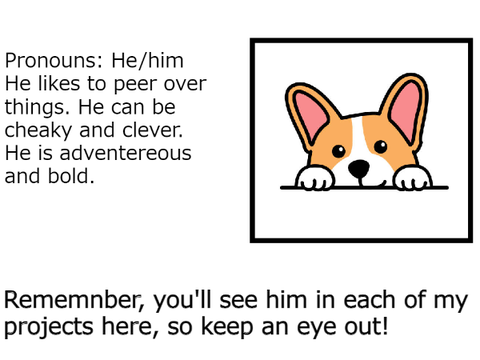 About the corgi: