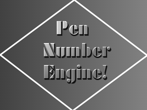 Pen Number Engine!