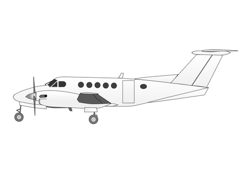 Beechcraft B200 King Air Vector