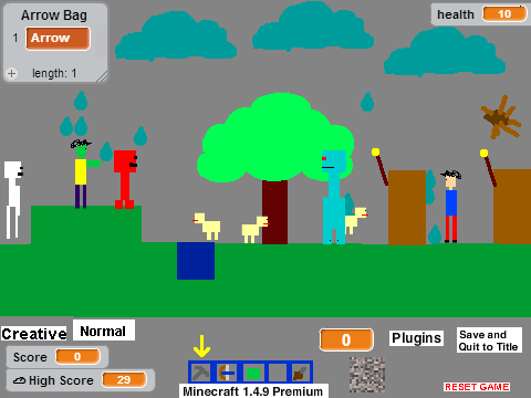 2D Minecraft Game