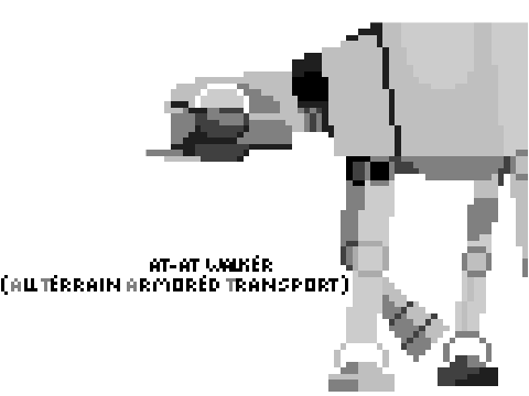 AT-AT Pixel Art