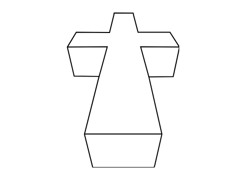 Justice Cross Template