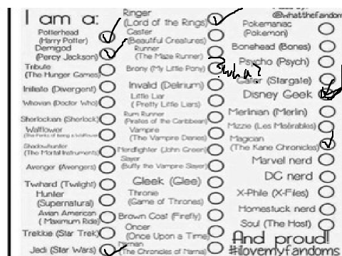 SHARE YOUR FANDOMS!!!!!!!! remix