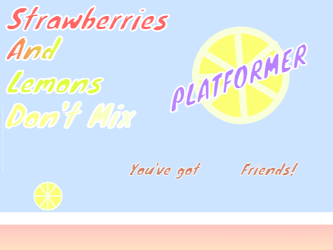 Strawberries And Lemons Don't Mix Platformer Game