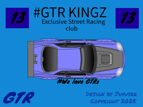 GTR KINGZ but blue?
