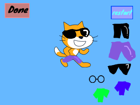 Scratch Cat dress up (WIP)