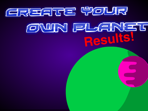 Create Your Own Planet Contest Results!