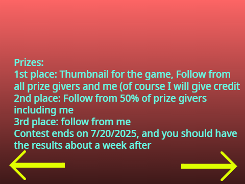Thumbnail contest