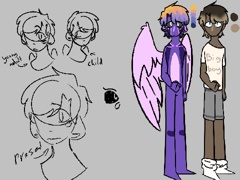 stoopid lil baby man(i love my oc's i swear)